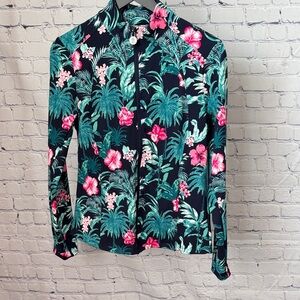 Tommy Bahama Navy Tropical Floral Jacket
